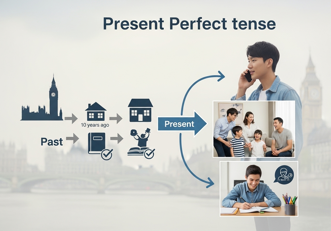 현재완료 (Present Perfect): "과거부터 현재까지" 이어지는 이야기