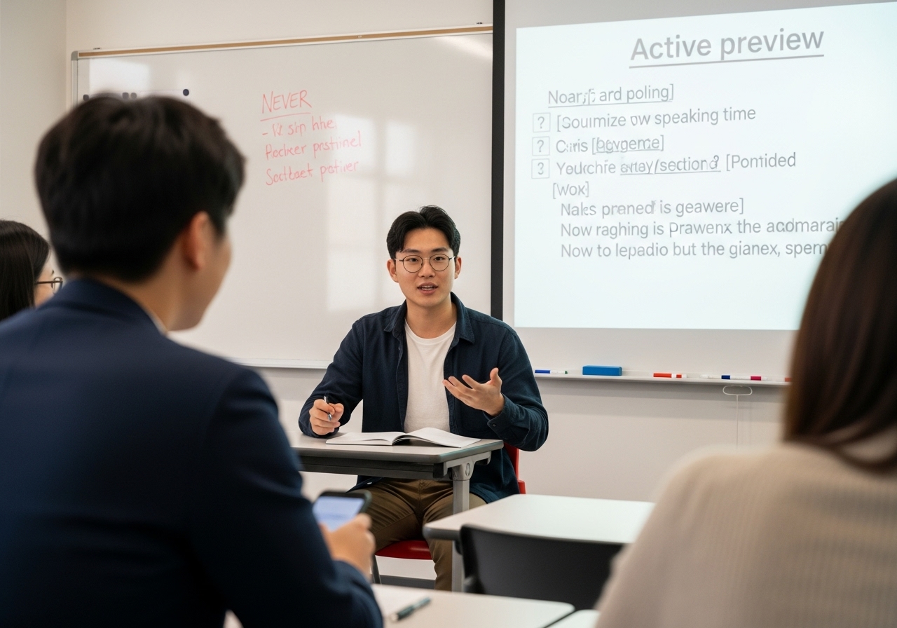 두 번째 접근법: 질문지 및 예상 답변 스크립팅 (Active Preview)