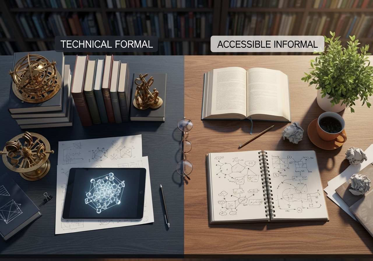 3. 알베르트 아인슈타인: 과학을 설명하는 두 가지 방식 (Technical vs. Accessible)