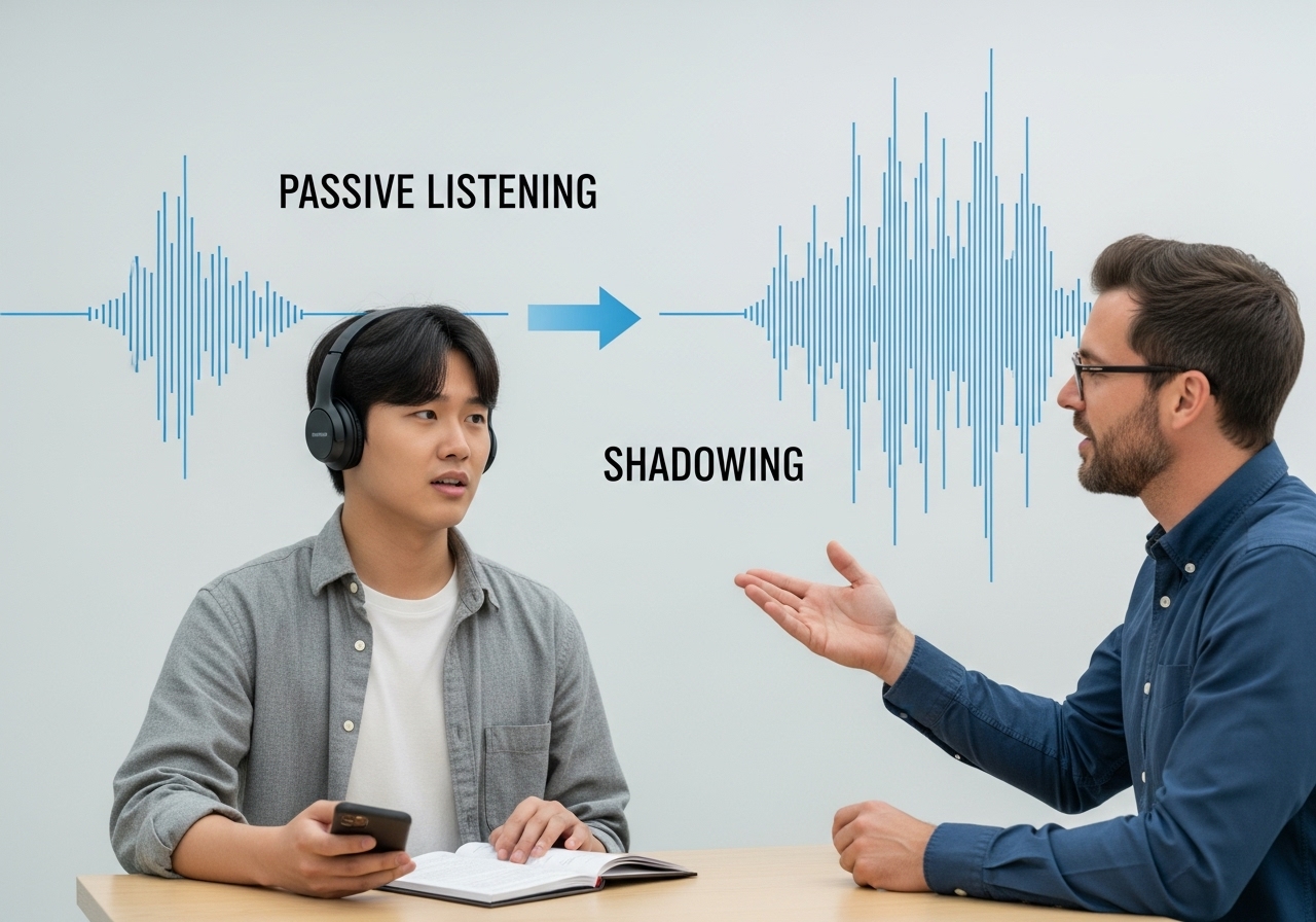 '따라 말하기'가 듣기를 혁신하는 섀도잉 훈련법