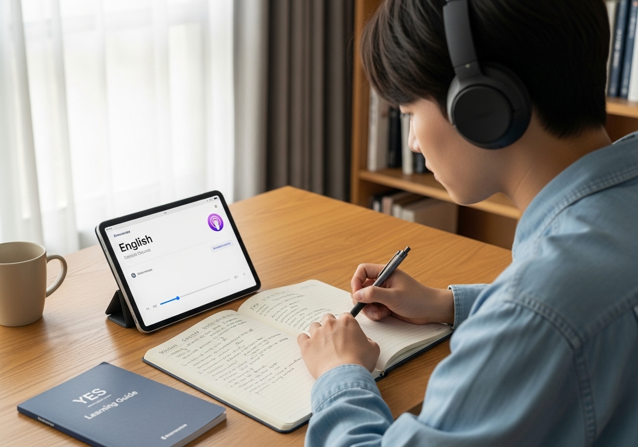 영어 듣기, 왜 팟캐스트인가요? 코치와 함께하는 YES 학습 가이드