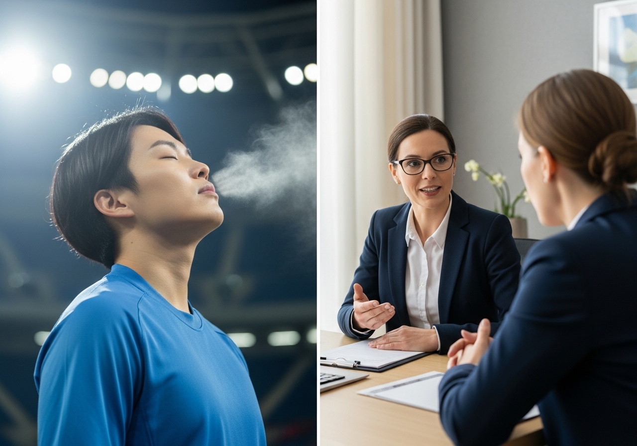 경기 당일 멘탈리티: 확신을 전달하는 부드러운 언어