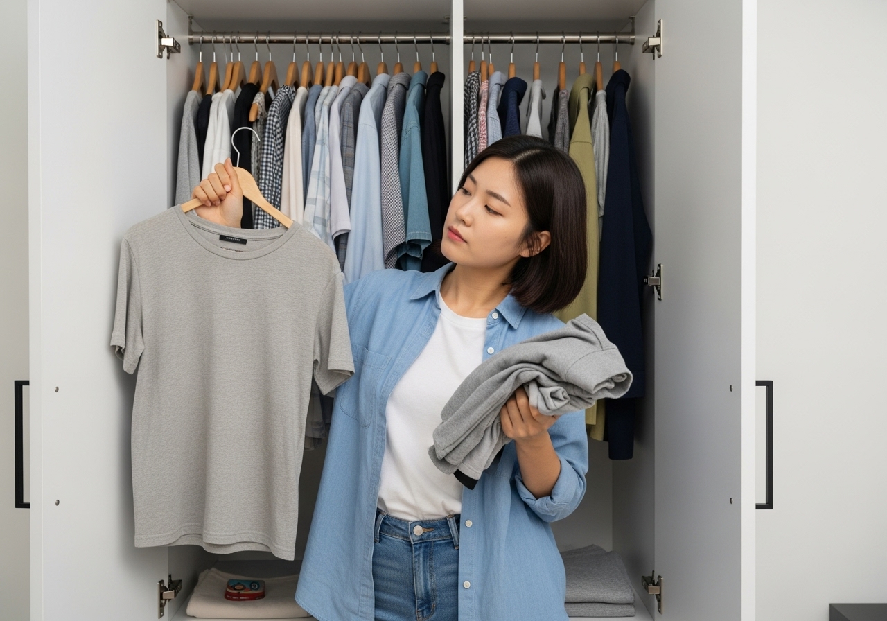 시각적 연상: 옷장에서 시작하는 단어 습득