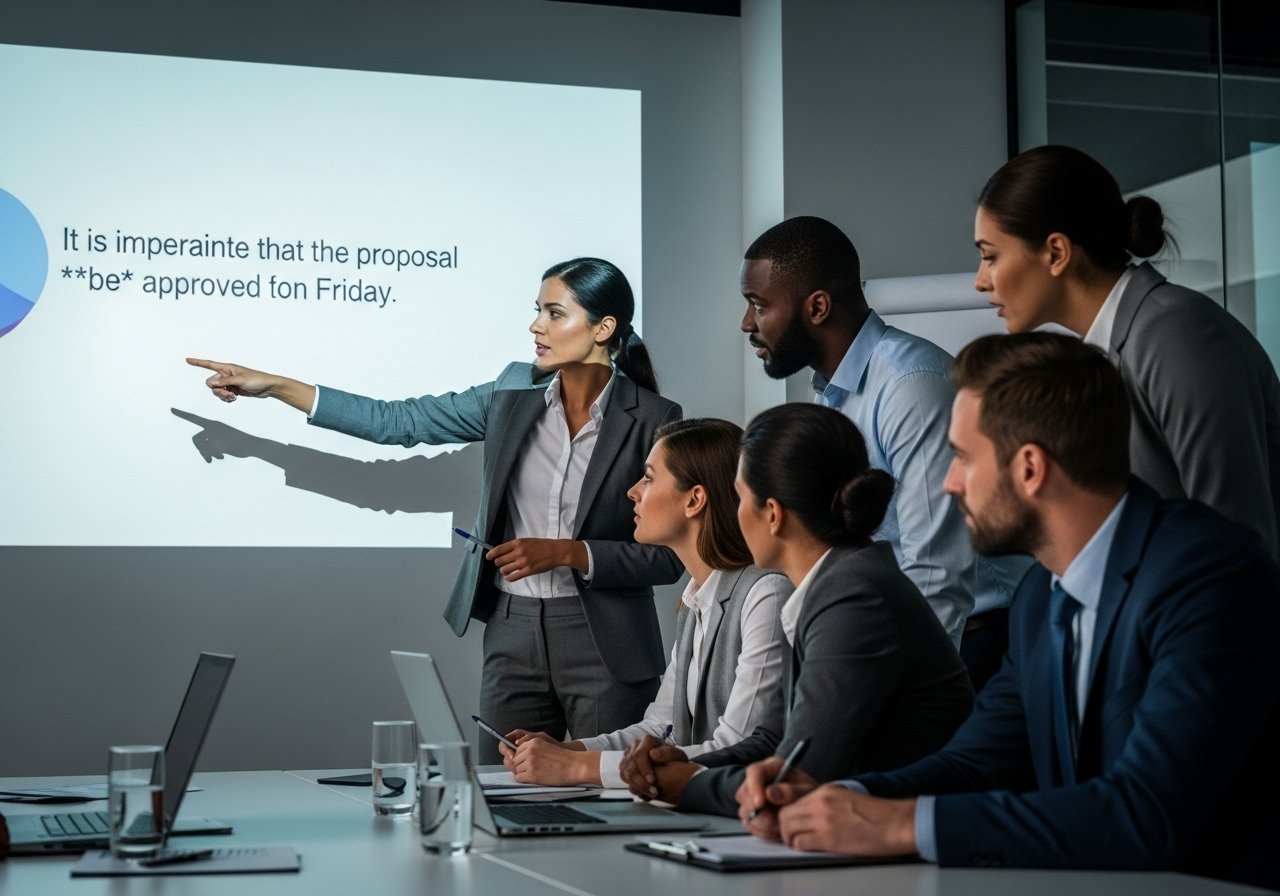1. 당위성과 중요성을 표현하는 현재 가정법