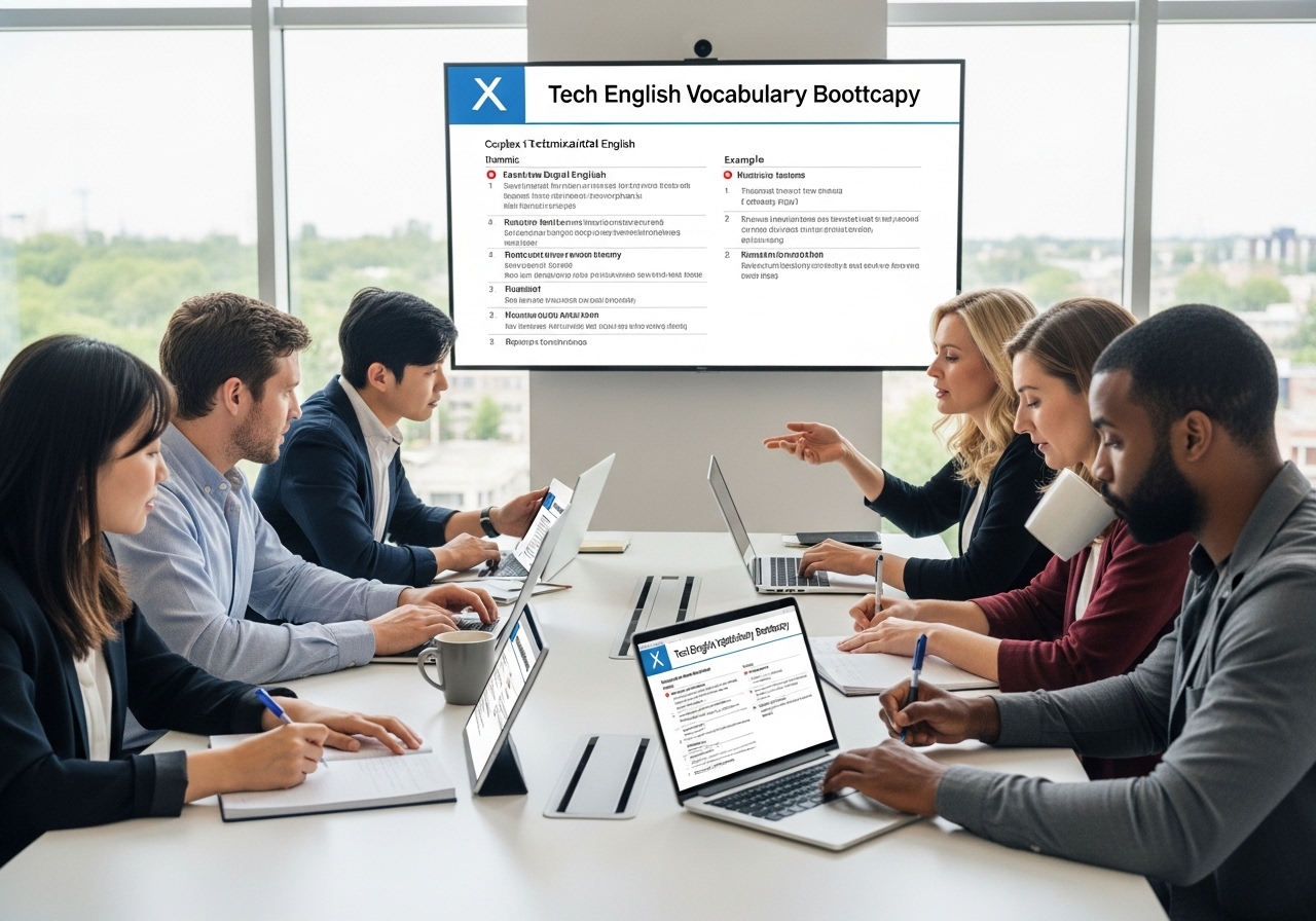 디지털 시대 기술 영어 어휘 마스터 클래스 집중 부트캠프