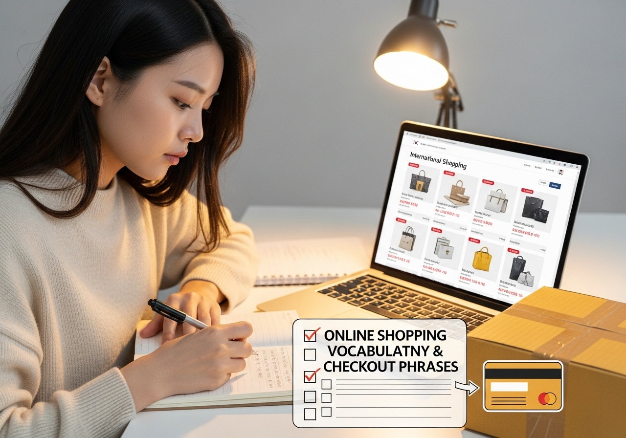 온라인 쇼핑몰 용어와 체크아웃 표현 마스터하기
