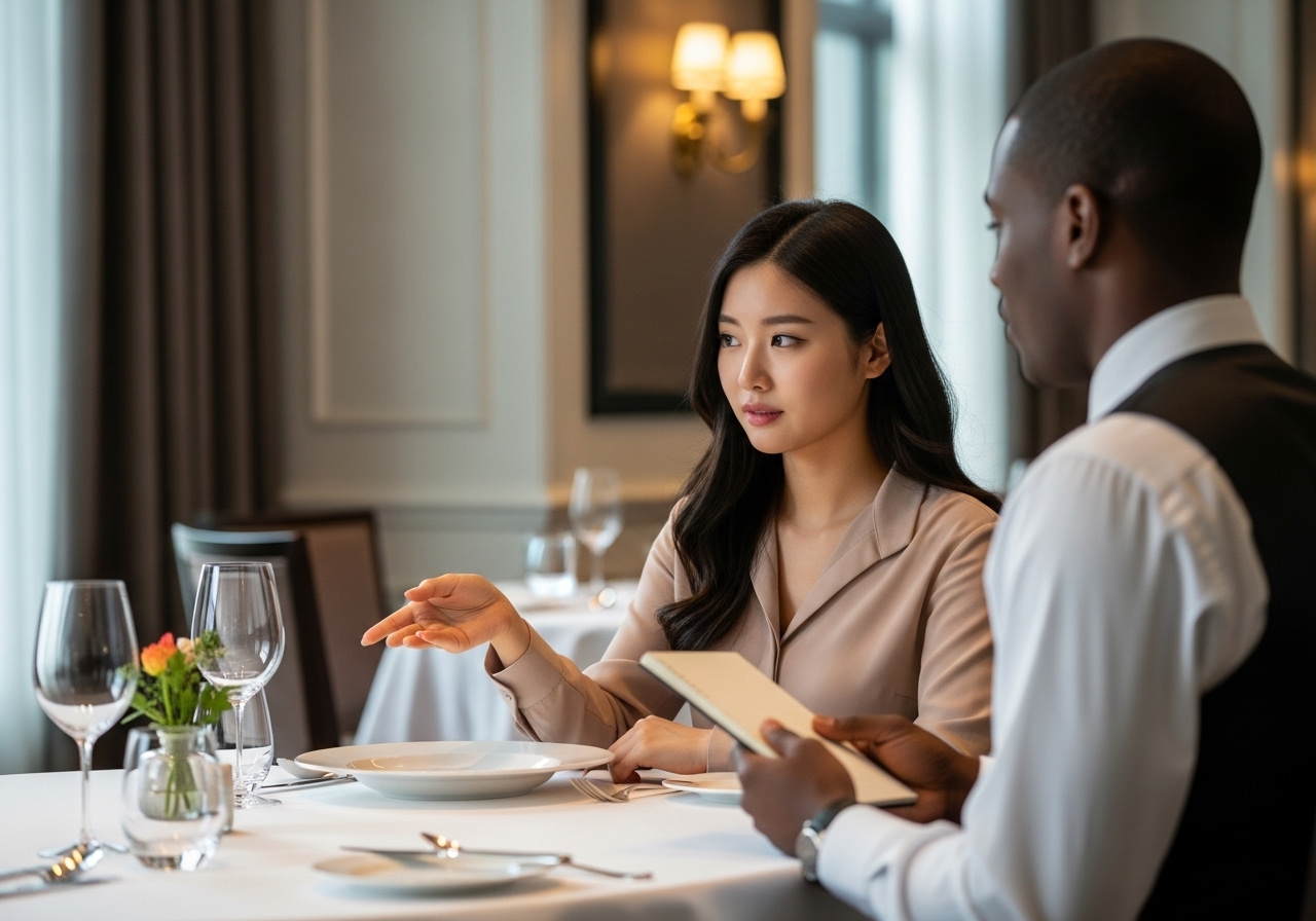 3. 식사 중 발생하는 문제에 우아하게 대처하기