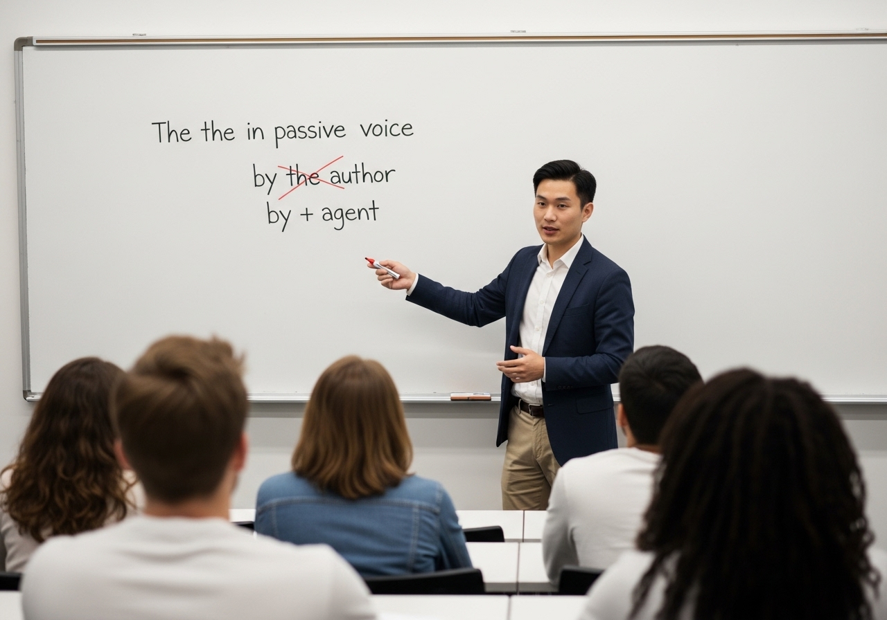 깔끔한 마무리 'by + 행위자' 생략의 미학