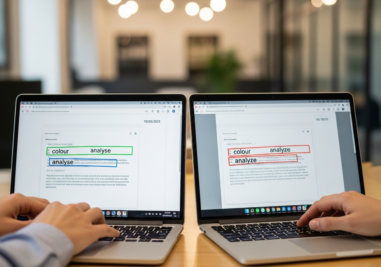 눈에 띄는 철자법과 날짜 표기