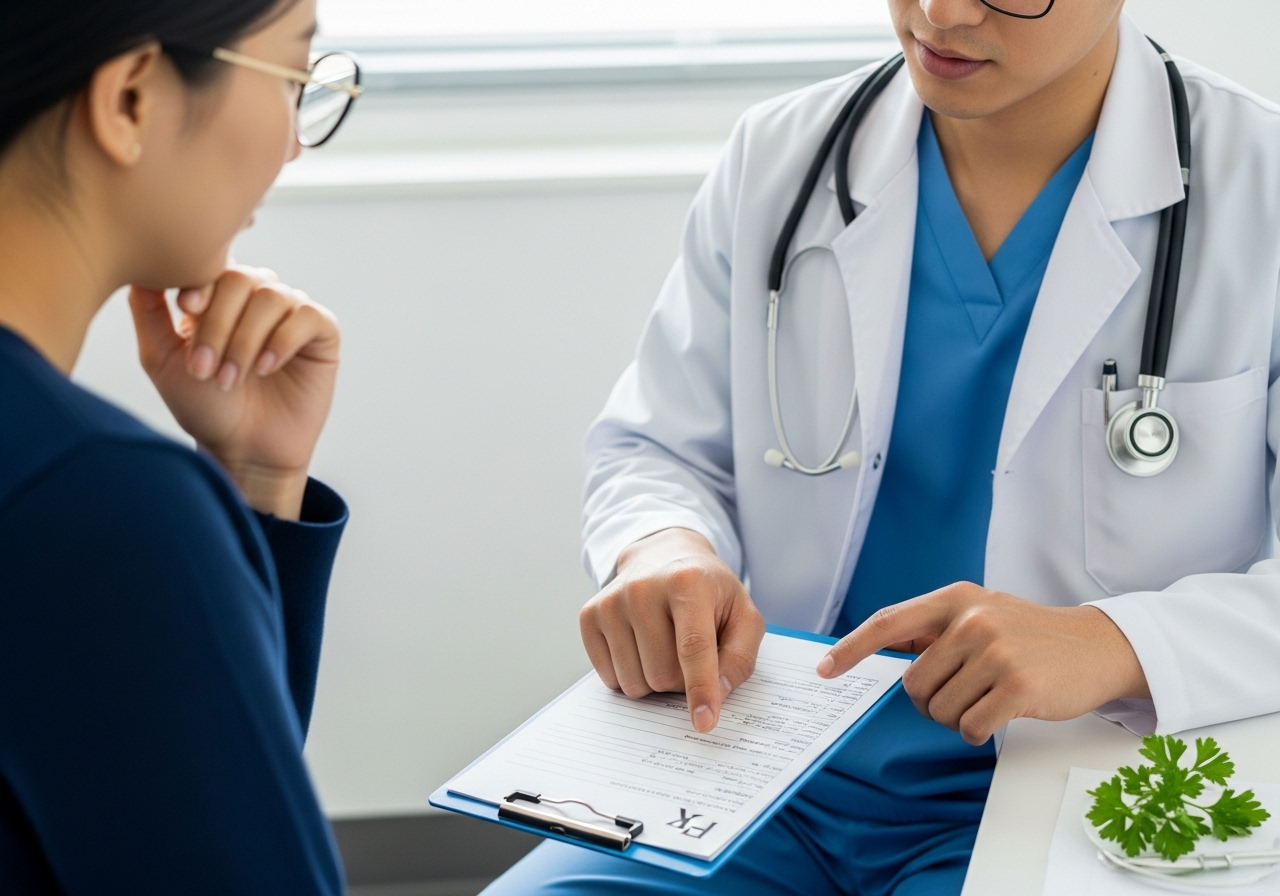 레시피 4단계: 처방 및 후속 조치라는 맛있는 마무리
