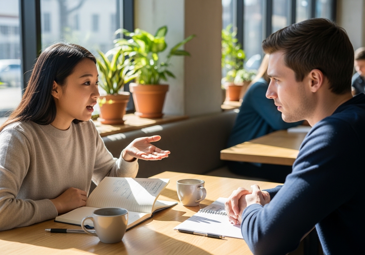 언어 교환 파트너와 함께하는 롤플레잉의 힘