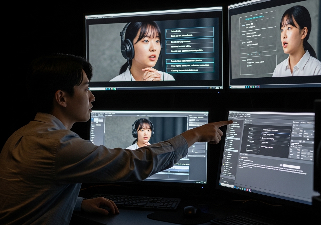 네 번째 단계: 편집실에서의 분석 피드백 수집 및 반영