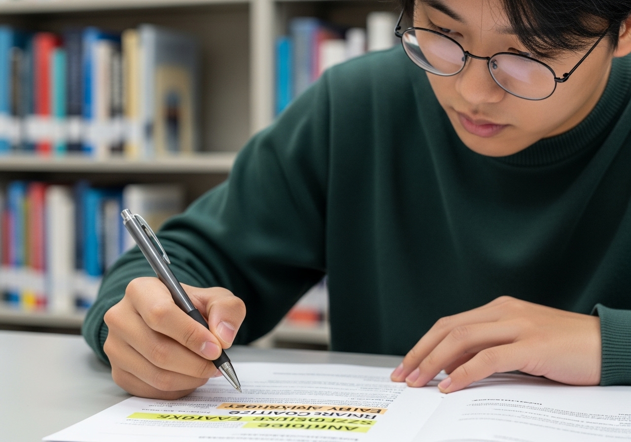 핵심 학술 기능을 위한 필수 동사 (Verbs for Analysis)