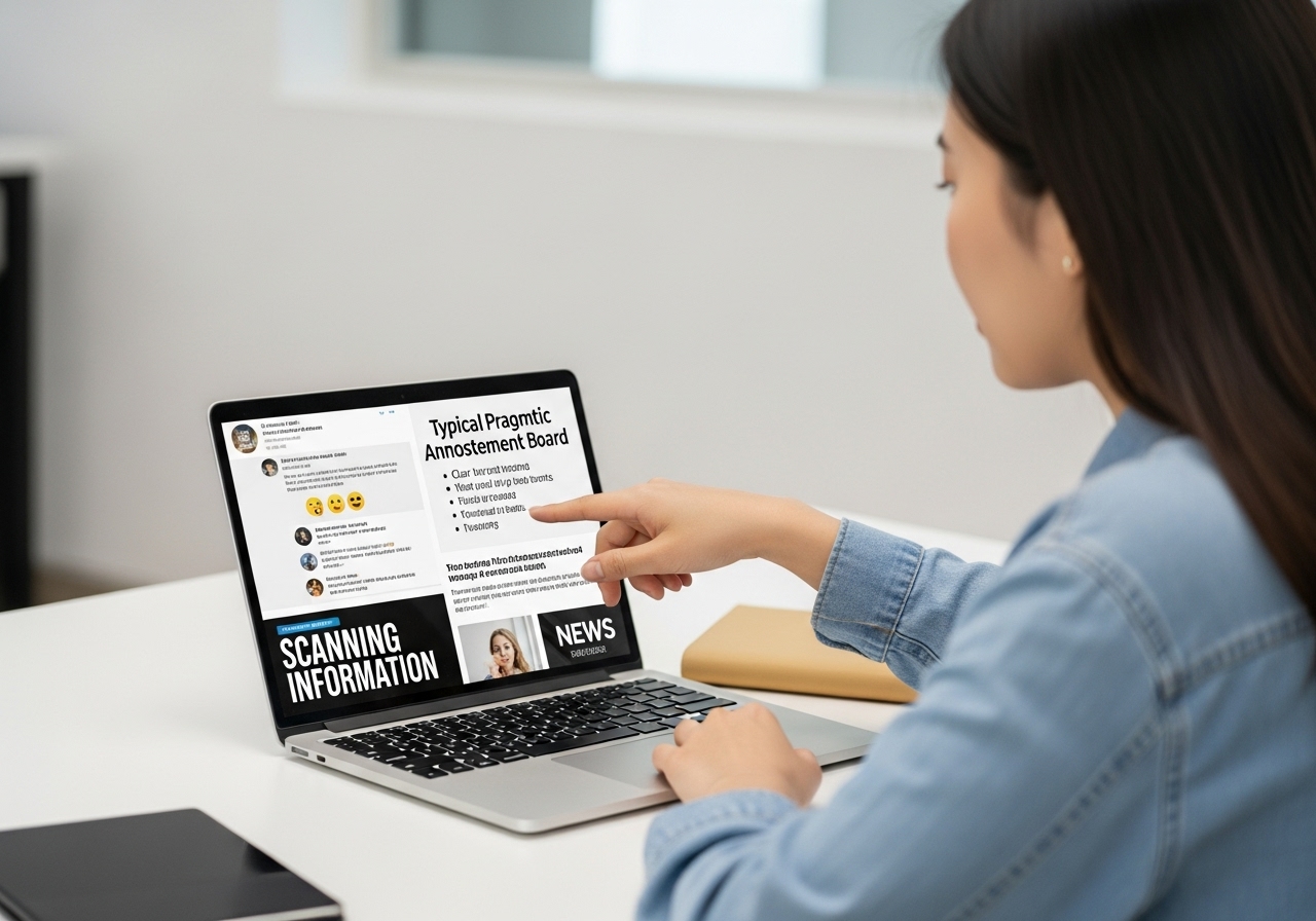 레벨 1 정보 검색이 목적인 짧은 실용문 읽기 스캐닝과 스키밍 훈련