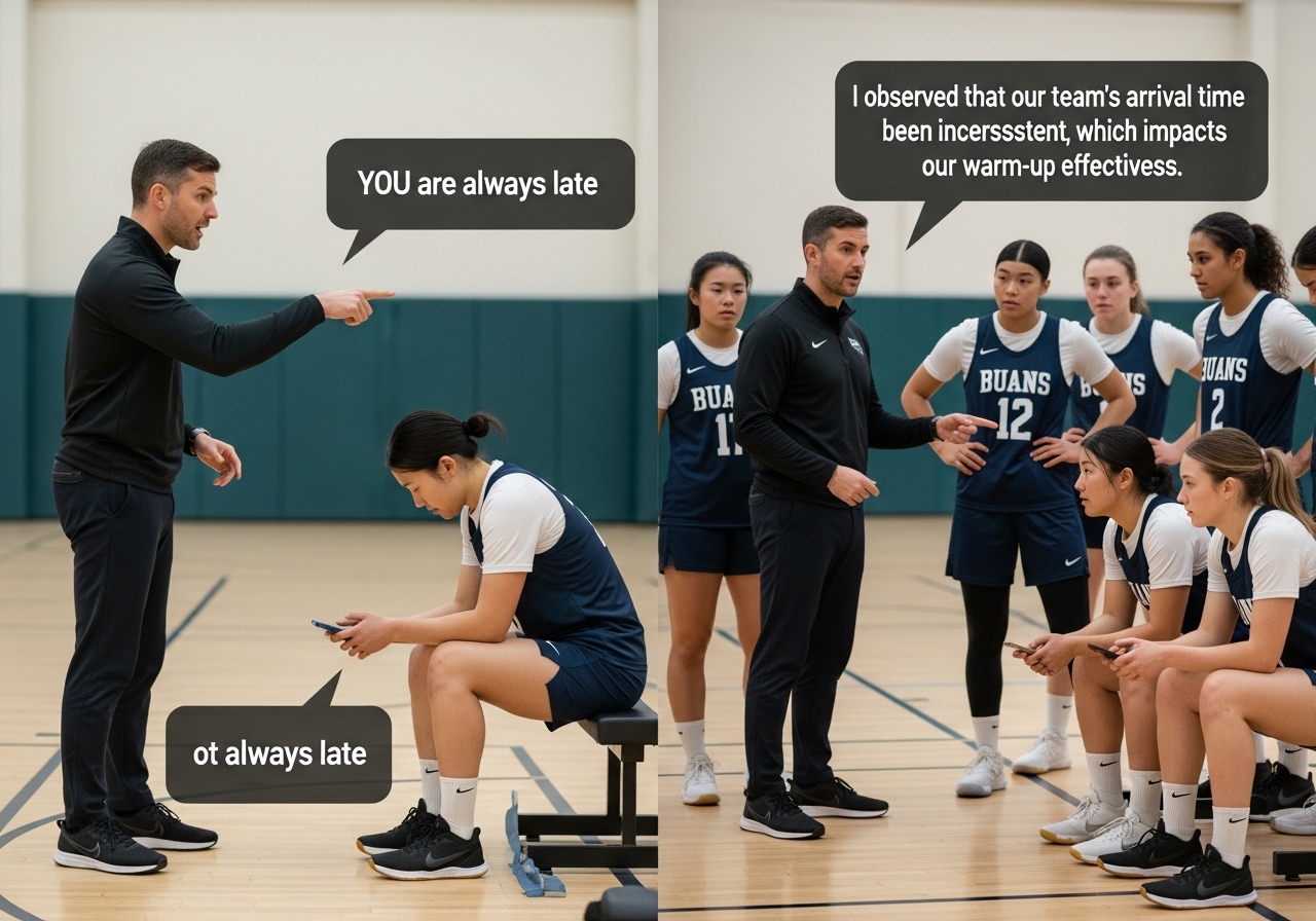 3. 비난 대신 해결에 집중하는 '나(I)' 중심의 화법