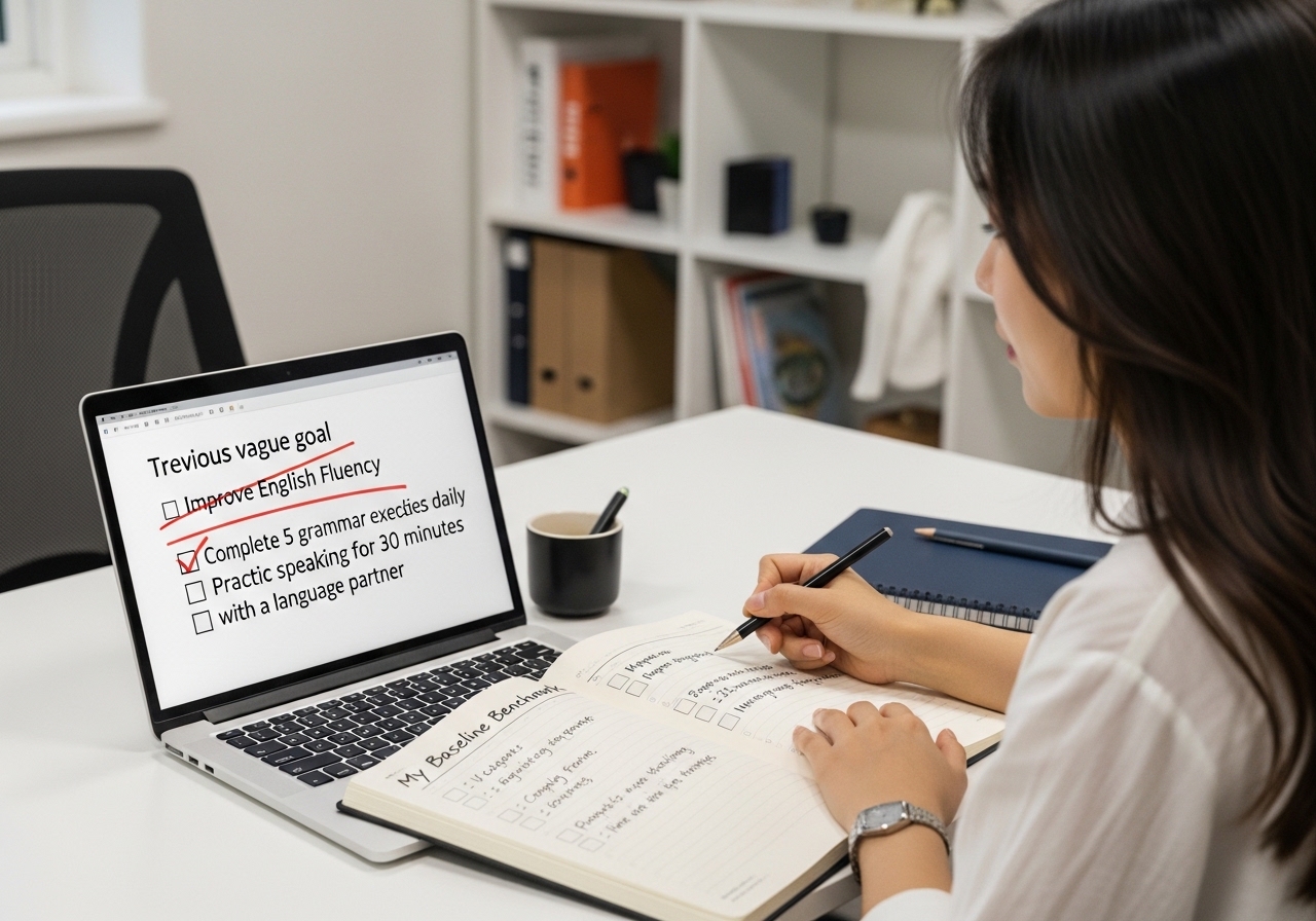 1. 진척도 측정을 위한 '나만의 기준점' 설정