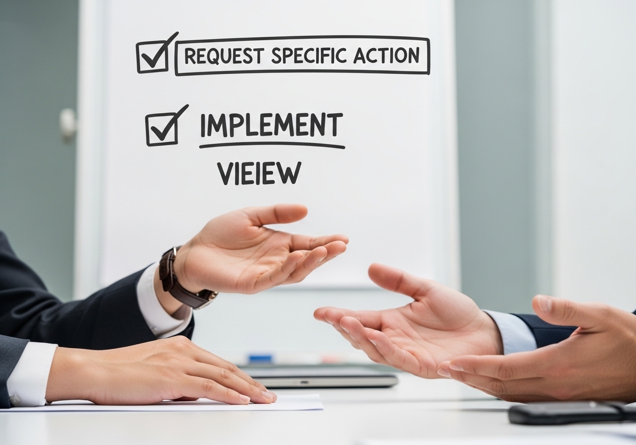 3. 상대방에게 명확한 조치를 요구하는 소통 체크리스트