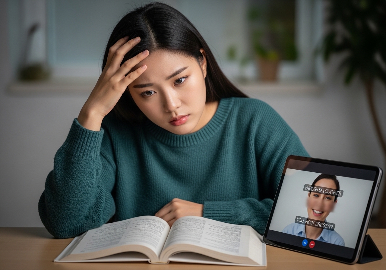 현실의 장벽 깨기 모의고사 점수와 실전 대화의 괴리