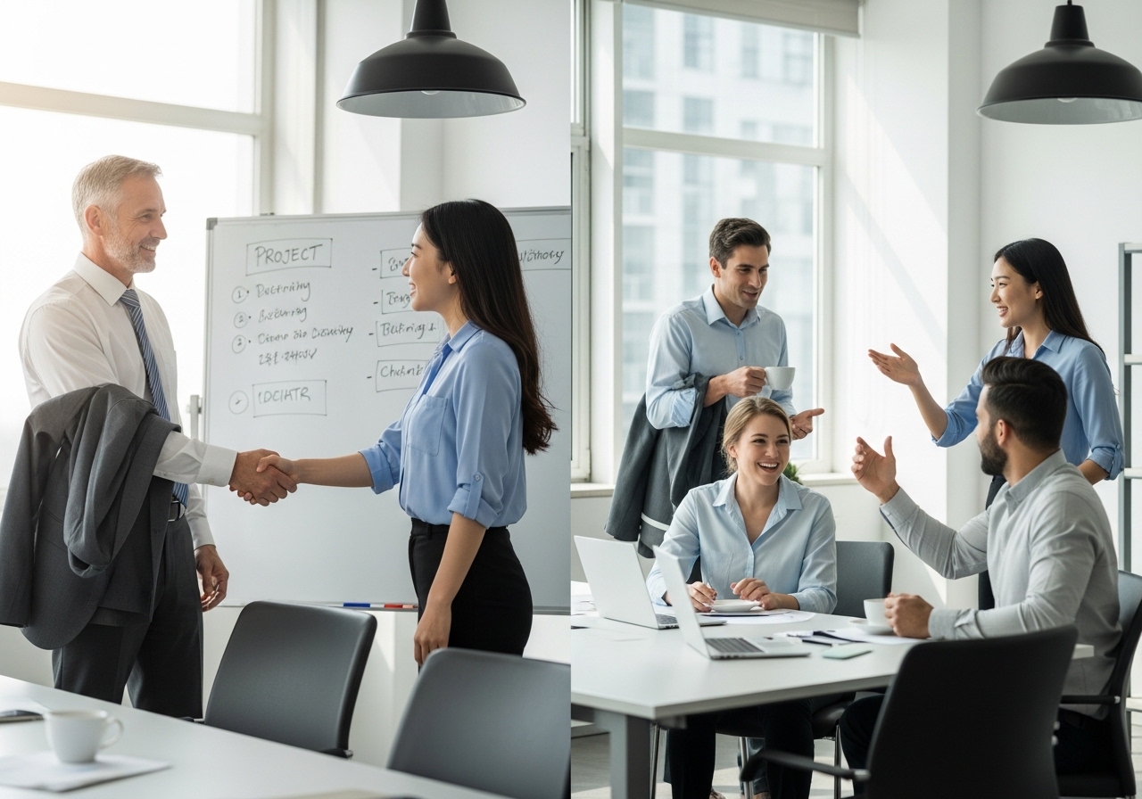 1. 인사와 소개: 격식과 비격식의 균형 찾기