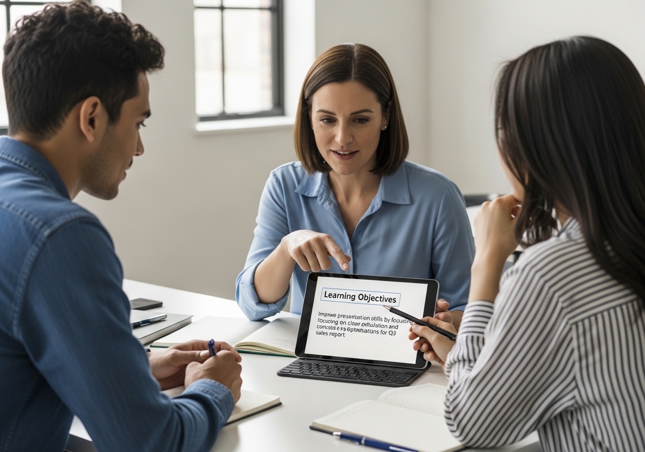 2. 모호함을 없애는 명확한 학습 목표 전달