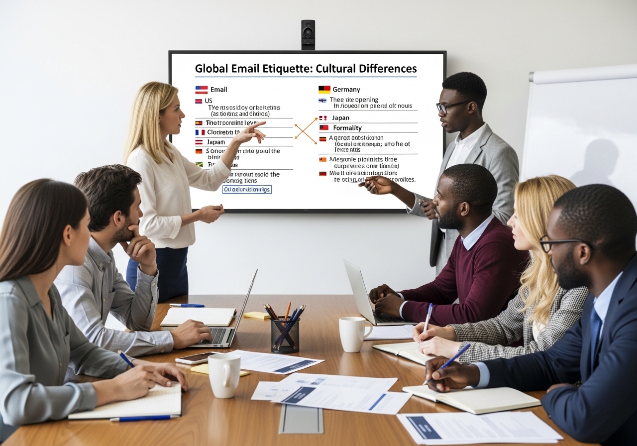 글로벌 비즈니스 매너 마스터하기 문화별 이메일 에티켓 차이점 분석 청사진