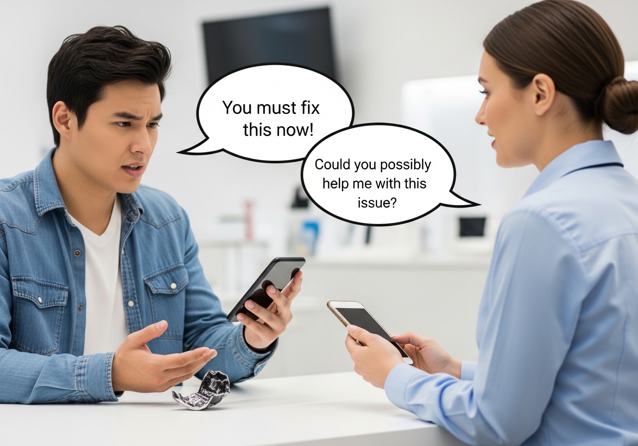 방어심을 낮추는 언어 전략 완충 장치 활용하기