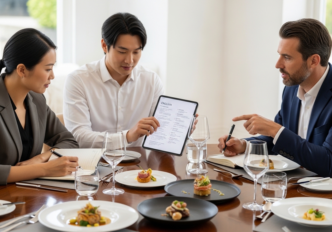 식탁 위에서 완성하는 원어민의 품격 고급 음식 어휘와 문화적 차이 파헤치기