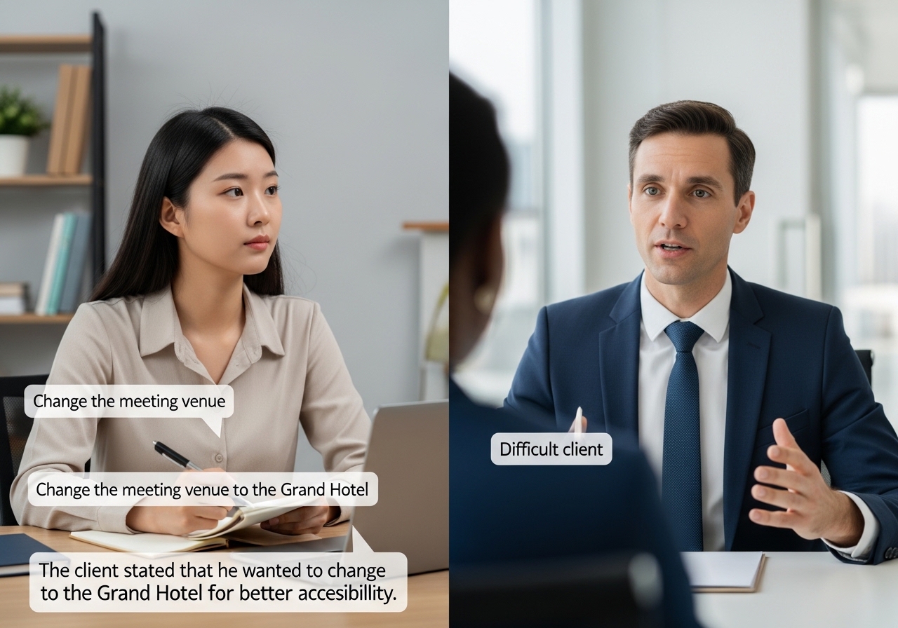 실전 감각을 키우는 1대1 가상 롤플레잉 연습