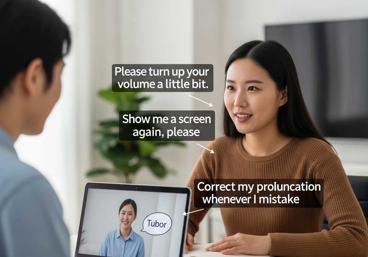 화상영어 수업에서 당당하게 명령법을 활용하는 방법