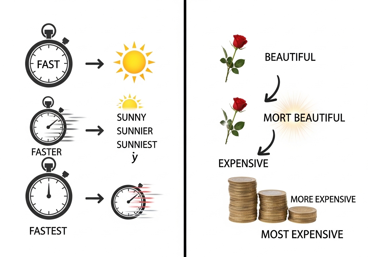 비교의 시작 형용사와 부사의 변신 규칙
