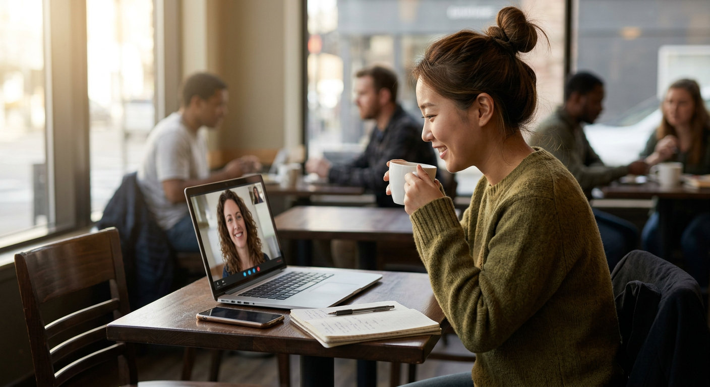 YES 화상영어 수업을 언어 교환의 예행 연습으로 활용하기