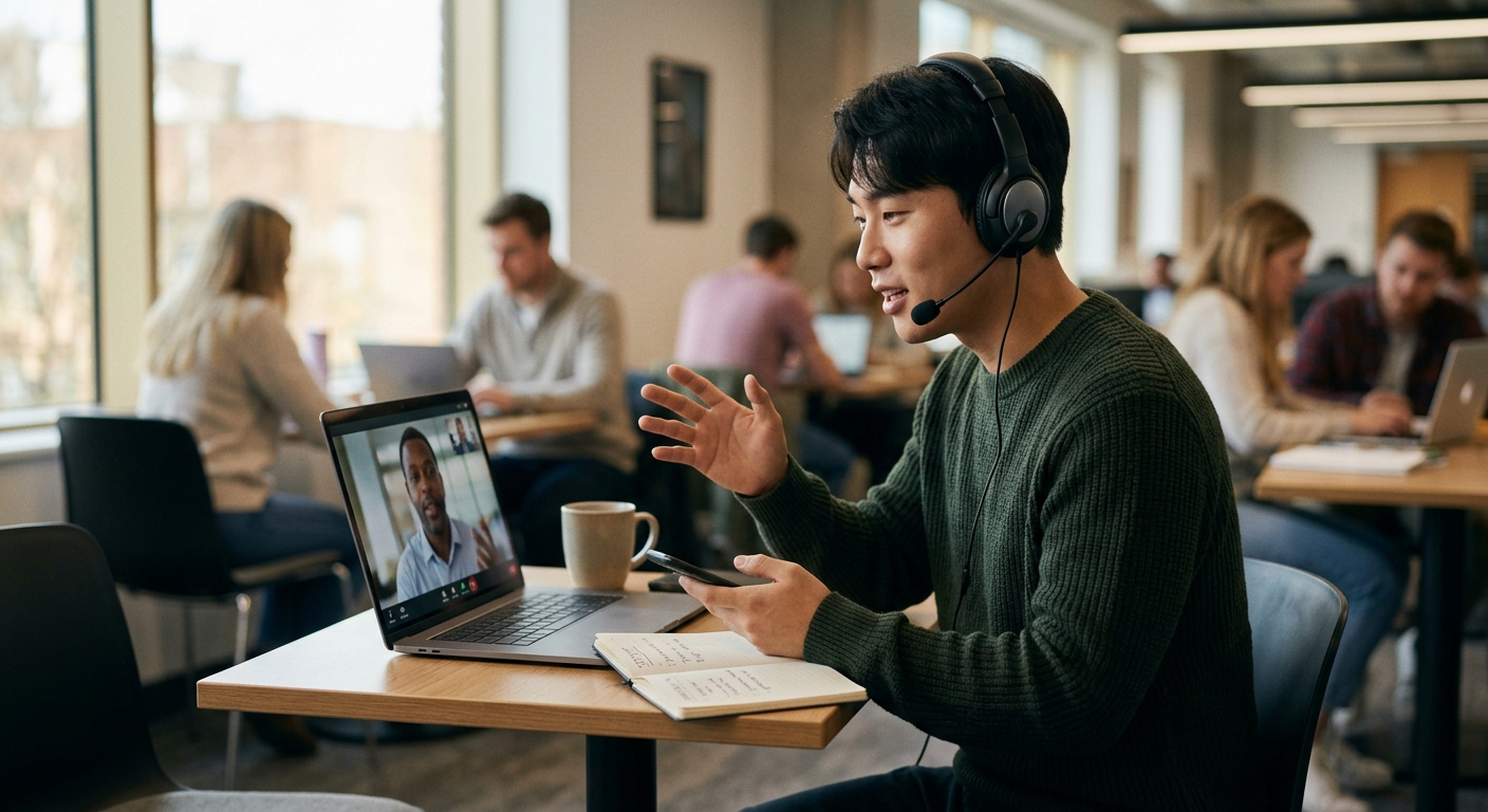 능동적 출력과 실전 대화의 결합
