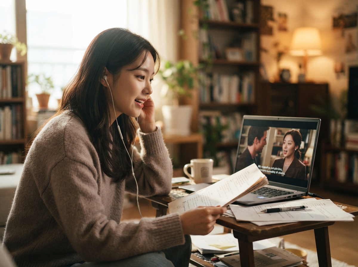 영화와 드라마 대본을 활용한 감정 이입 쉐도잉 실습